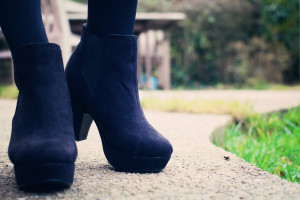 primark black ankle boots