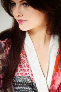 Teen blogger wearing loungewear from Uncommon Goods