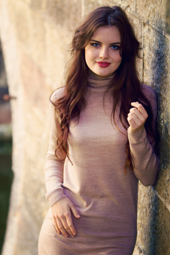 leaning against-bridge