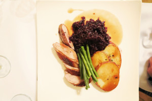 Duck breast at Ox Pasture Hall