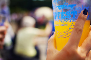 Beer festival glass