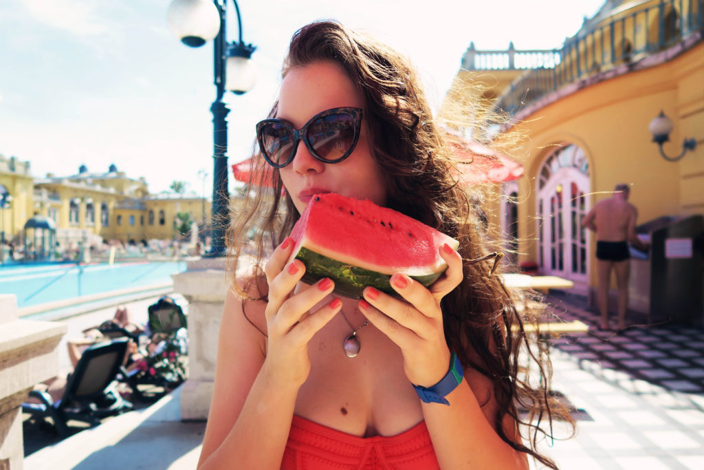 watermelon-snacks-at-szechenyi-baths