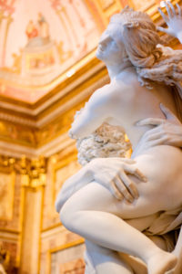 Bernini sculpture at Borghese Galleria Rome Italy