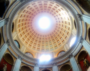 Dome ceiling at Vatican City Italy